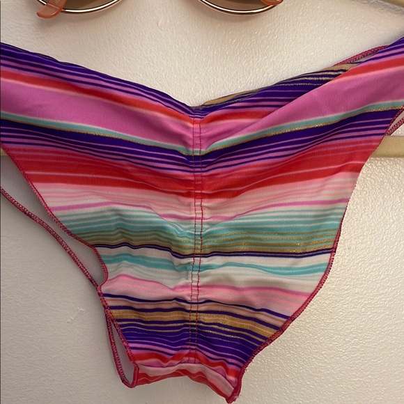Jess Swimwear | Colorful Striped Bikini Set Size Small - Picture 5 of 8